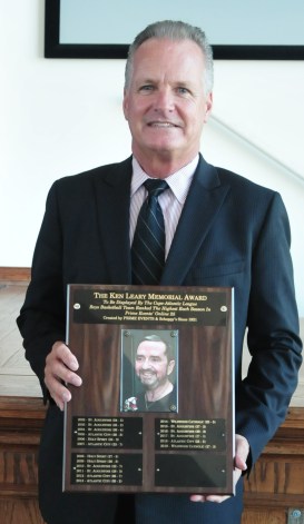DeWeese with Leary Award.JPG
